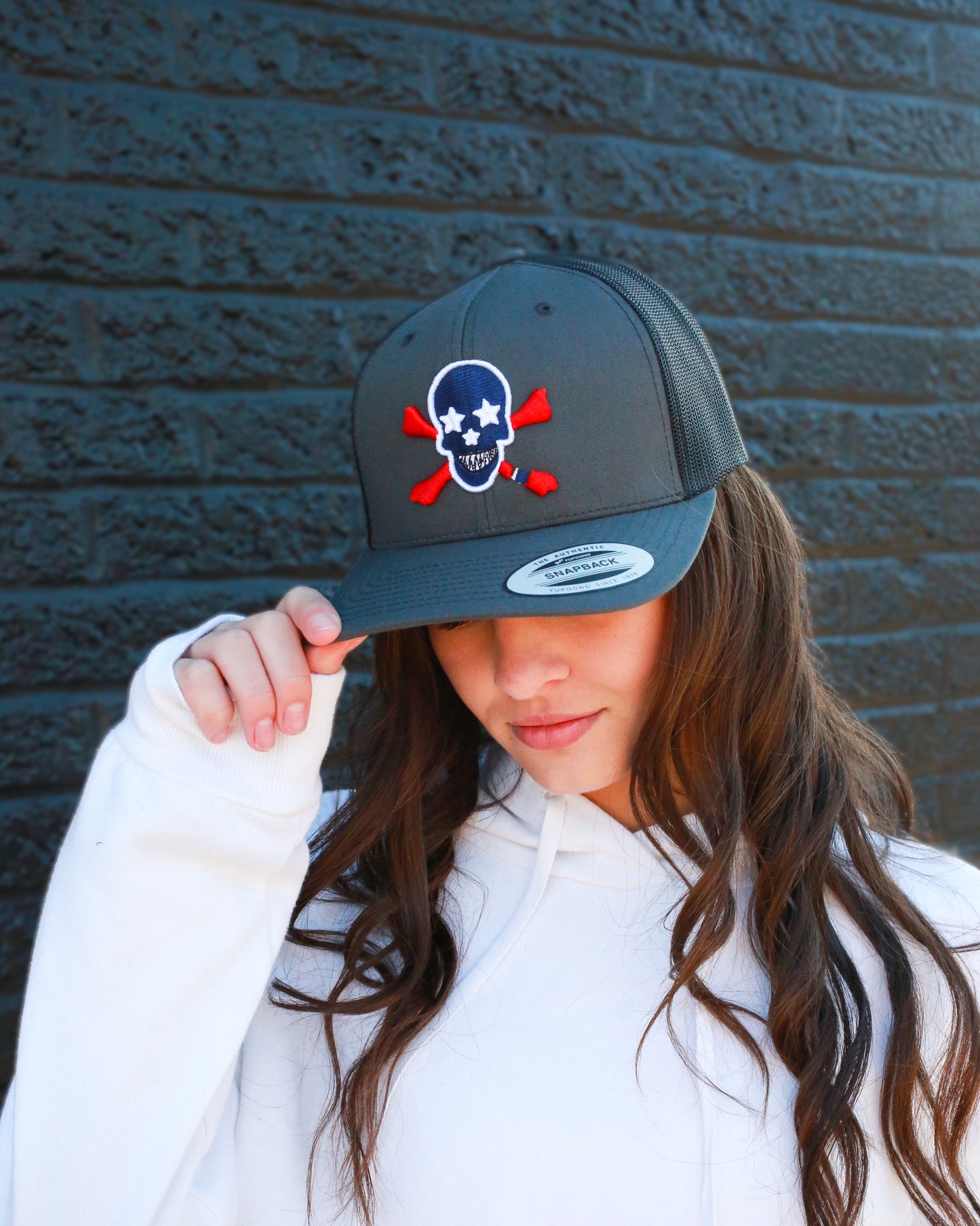 The Classic Trucker - Charcoal/Black