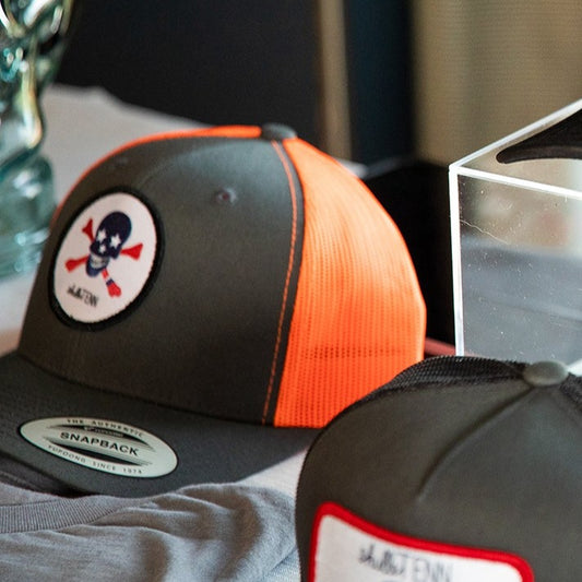 Patch Trucker - Charcoal/Neon Orange