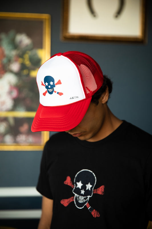 Retro Trucker - Red/White