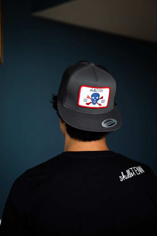 The Flat Bill Trucker - Charcoal