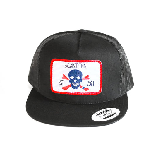 The Flat Bill Trucker - Black