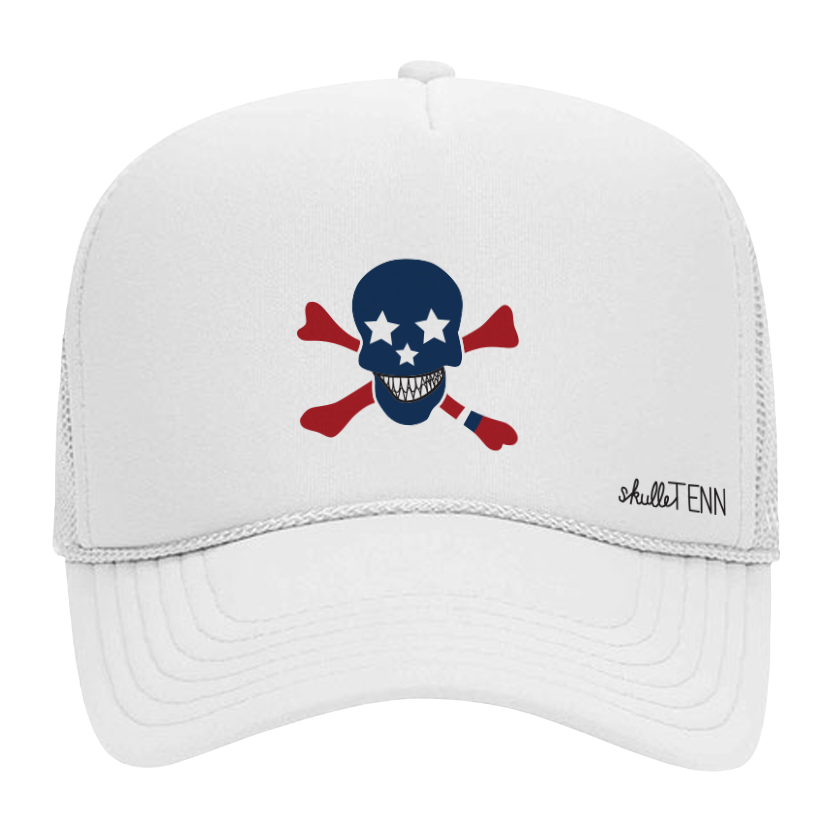 Retro Trucker - White