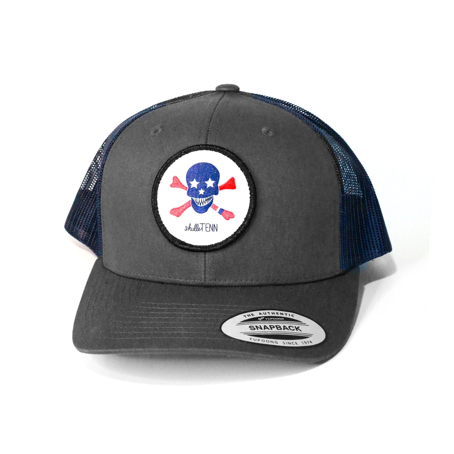 Patch Trucker - Charcoal/Navy