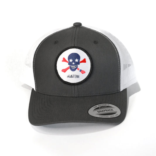 Patch Trucker - Charcoal/White