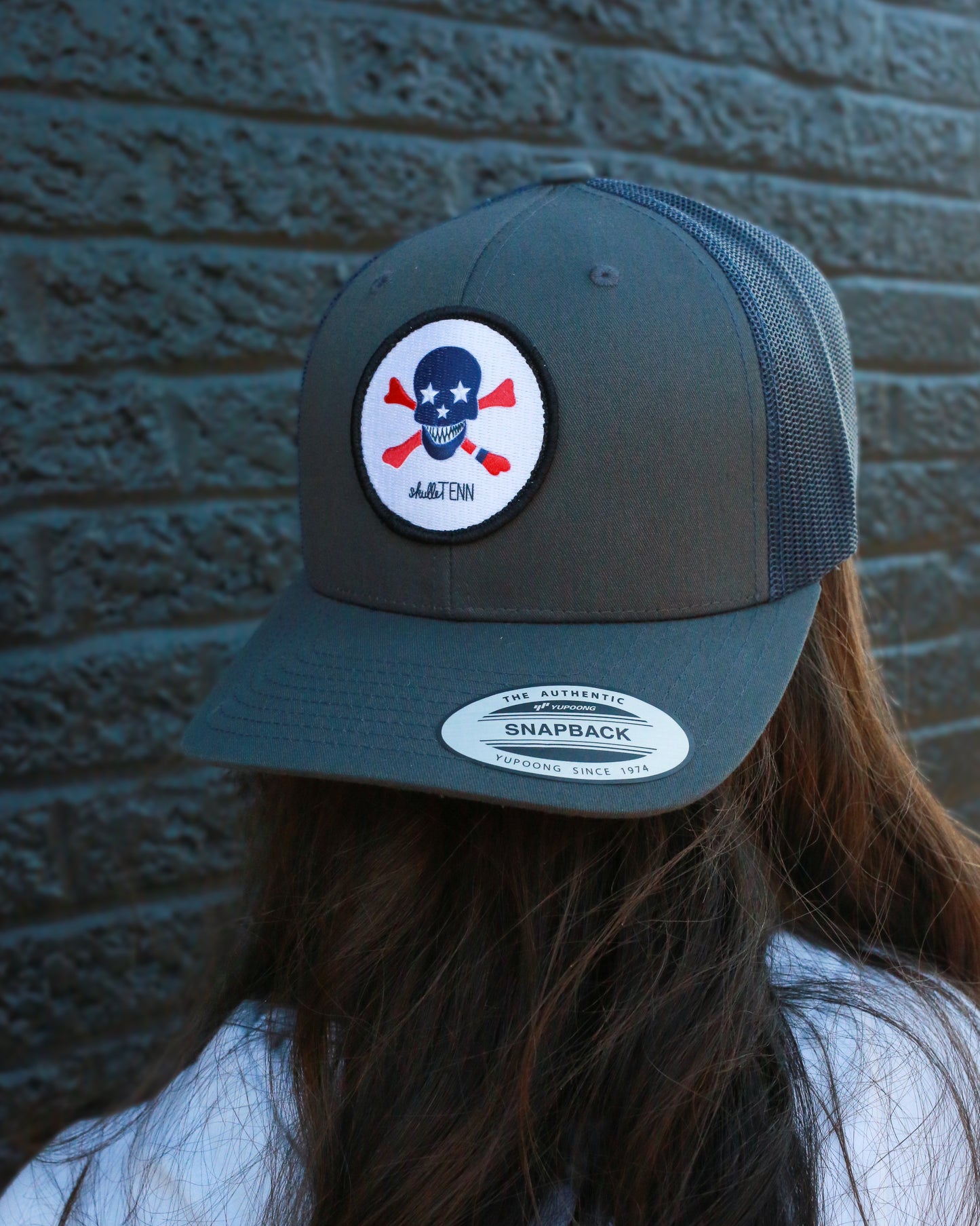 Patch Trucker - Charcoal/Navy