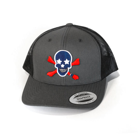 The Classic Trucker - Charcoal/Black