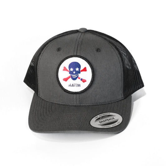 Patch Trucker - Charcoal/Black
