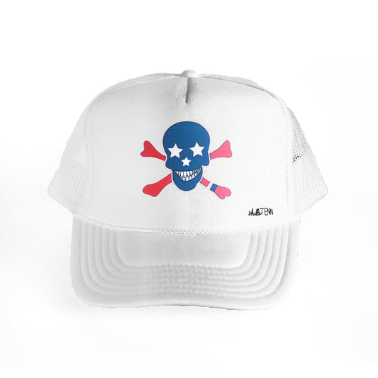 Retro Trucker - White